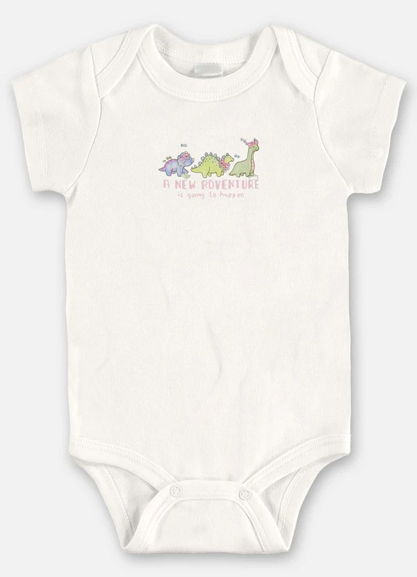 Up Baby - Body Suedine Bebê Menina Bege 2