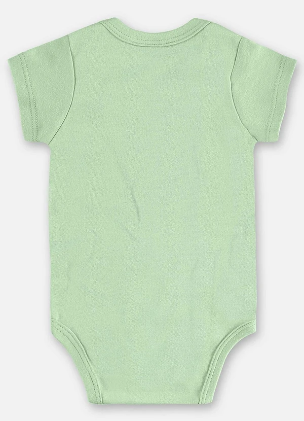 Up Baby - Body Suedine Bebê Menina Verde 2