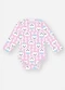 Abrange - Body Térmico Bebê Menina Panda Nude - variação: Rosa