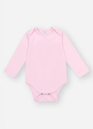 Abrange - Body Térmico Bebê Menina Rosa - ABRANGE