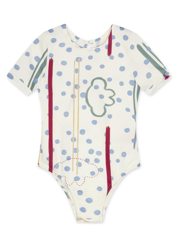Lilica Ripilica - Body Thermo Dry Curto Infantil Feminino Bege