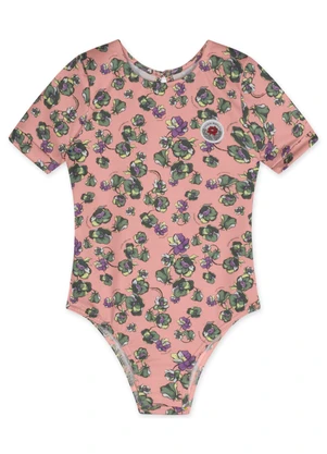 Lilica Ripilica - Body Thermo Dry Curto Infantil Feminino Rosa - LILICA RIPILICA