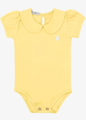 Trick Nick - Body Verão Menina Curto com Plaquinha Amarelo - TRICK NICK