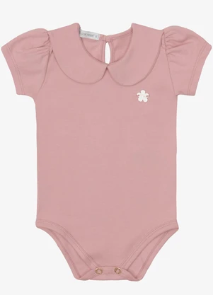 Trick Nick - Body Verão Menina Curto com Plaquinha Rosa - TRICK NICK