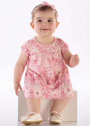 Pulla Bulla - Body Vestido Cotton Leve Rosa - PULLA BULLA