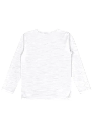 Guloseima - Camiseta Manga Longa em Malha Flame Branco - GULOSEIMA