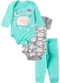 Rovitex - Kit Body Infantil Longo 3 Peças Kappes Rosa - variação: Verde