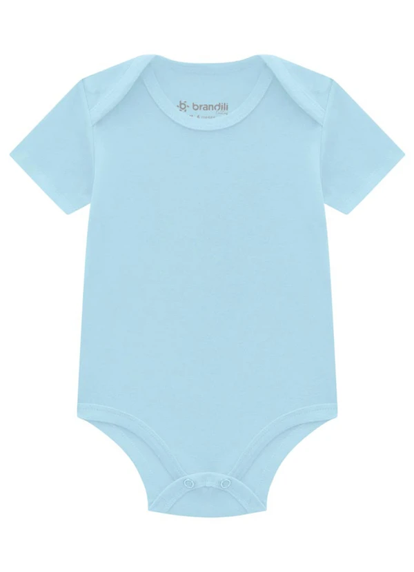 Brandili - Kit de Bodies Bebê Unissex Azul 2