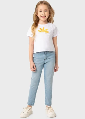 Carinhoso - Calça Azul Claro Skinny Jeans - CARINHOSO