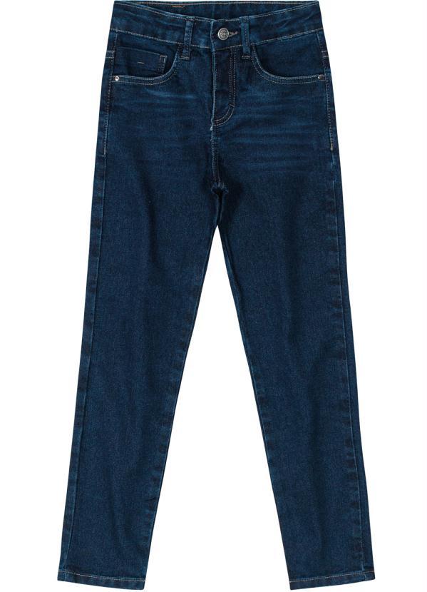 Carinhoso - Calça Azul Escuro Skinny Jeans