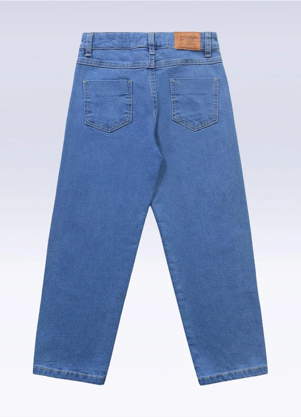Fakini Kids - Calça Barrel Jeans Azul 5