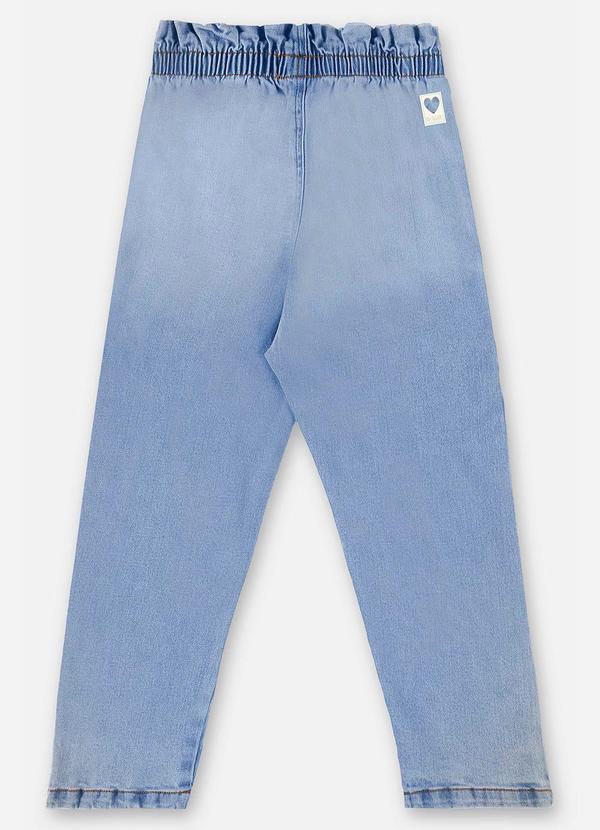 Up Baby - Calça Clochard em Jeans Infantil Azul 4