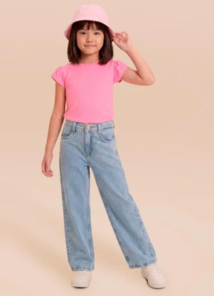 Brandili - Calça em Jeans com Bolsos Azul - BRANDILI