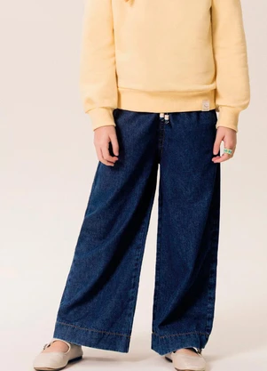 Bugbee - Calça Infantil em Jeans Leve Azul - BUGBEE
