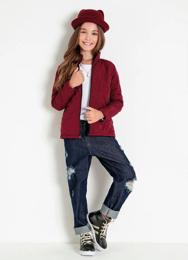 Outlet - Calça Infantil Jeans Destroyed com Elástico 5
