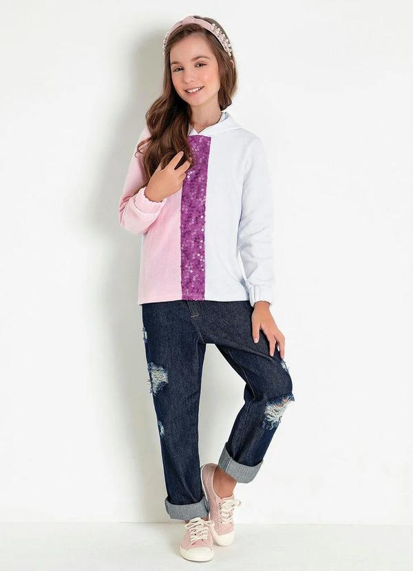 Outlet - Calça Infantil Jeans Destroyed com Elástico 6