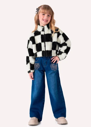 Nanai - Calça Infantil Menina Jeans Jeans - NANAI