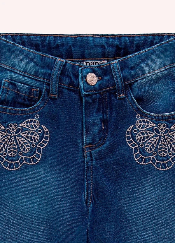 Nanai - Calça Infantil Menina Jeans Jeans 6