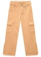 Milon - Calça Infantil Menina Jeans Laranja - variação: Laranja