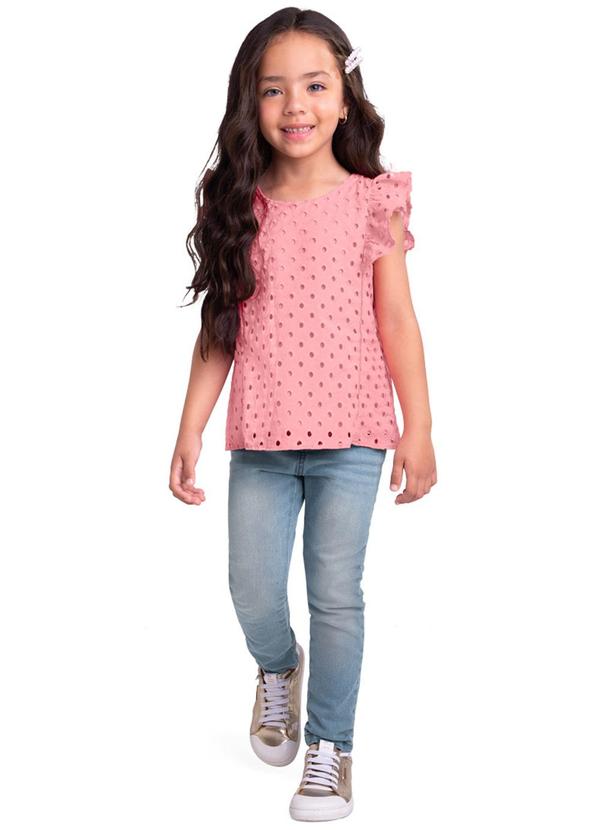 Milon - Calça Infantil Menina Jeans 2