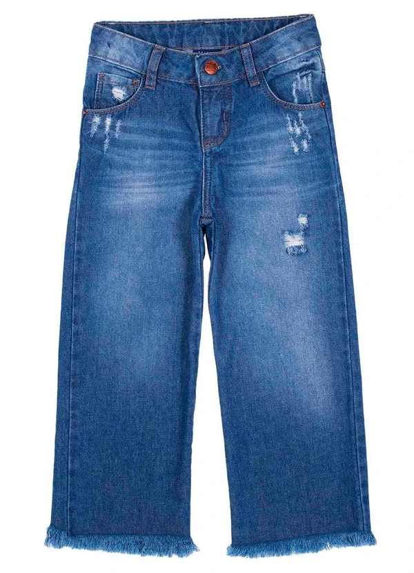 Milon - Calça Infantil Menina Jeans