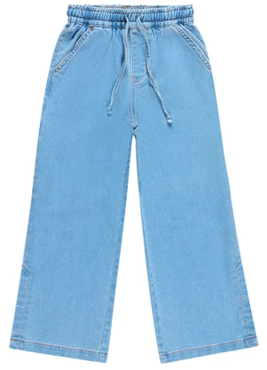 Marisol - Calça Infantil Menina Wide Leg Jeans Azul - MARISOL