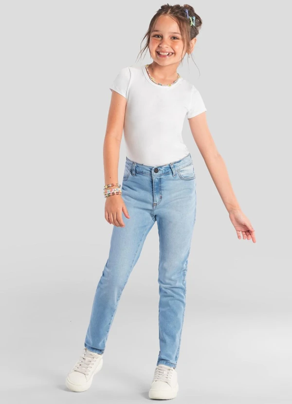Brandili - Calça Jeans Comfort Menina Azul 3
