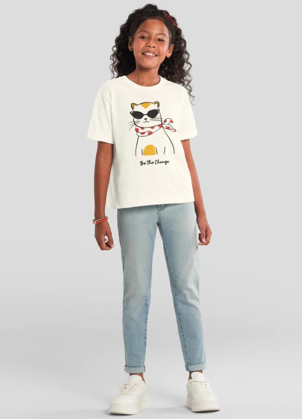 Brandili - Calça Jeans Comfort Menina Azul 4