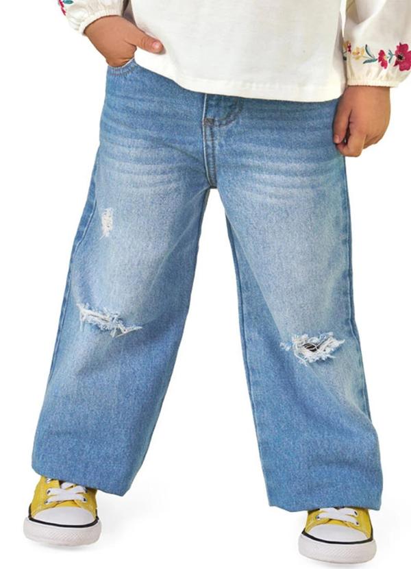 Nanai - Calça Jeans Infantil Menina  Azul