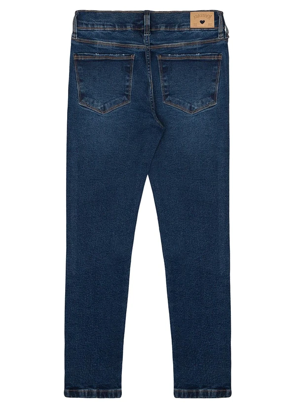 Alakazoo - Calça Jeans Infantil Menina com Strass Jeans 4