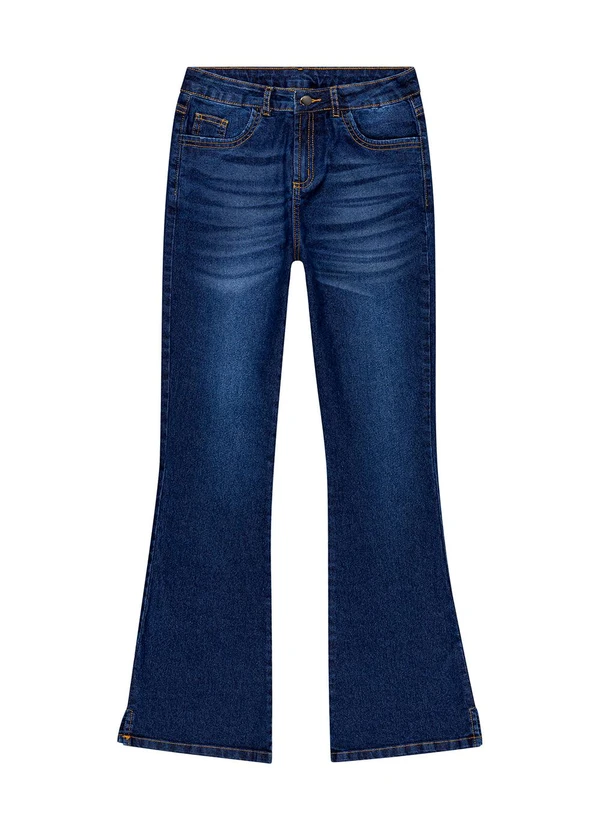 Colorittá - Calça Jeans Infantil Menina Flare Azul 3