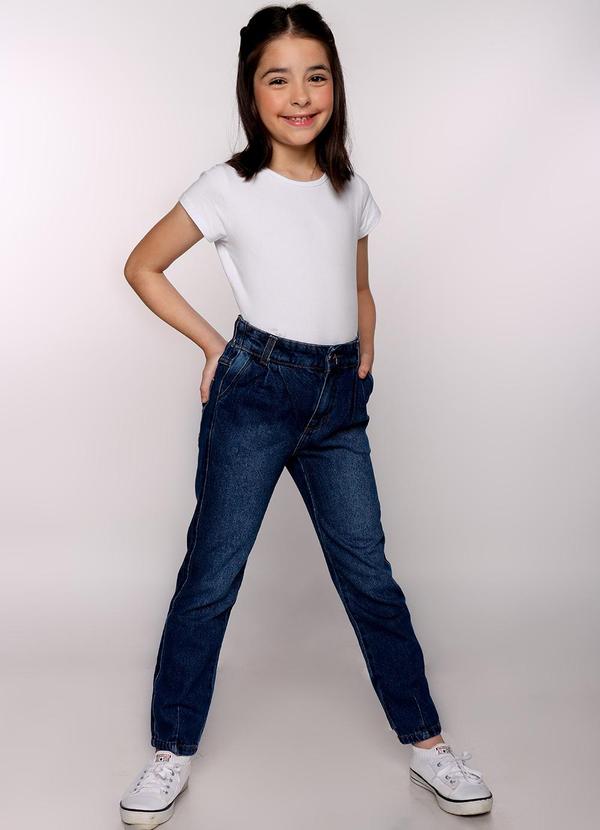 Sun Place - Calça Jeans Infantil Menina Slouchy Azul 5