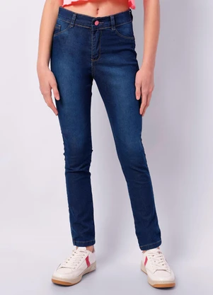 Torra - Calça Jeans Juvenil Skinny com Bolsos Azul - TORRA