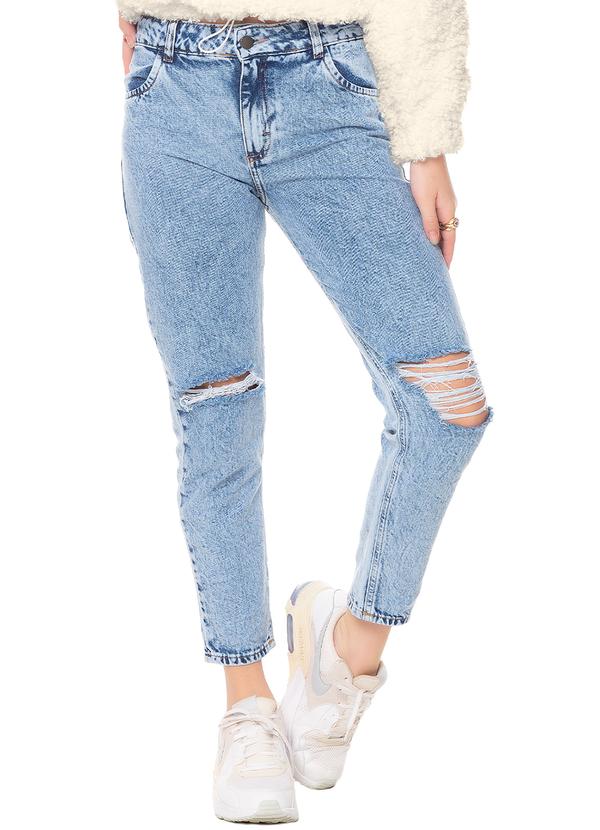 Rovi Kids - Calca Jeans Mom Azul