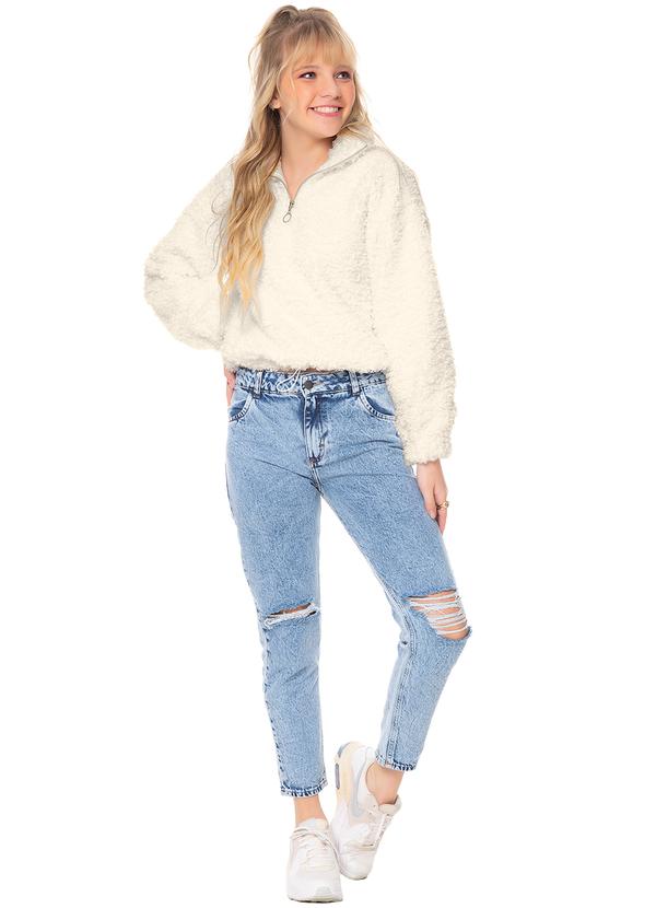 Rovi Kids - Calca Jeans Mom Azul 3