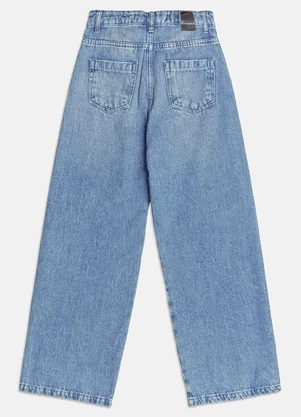 I Am - Calça Jeans Wide Leg Azul - I AM