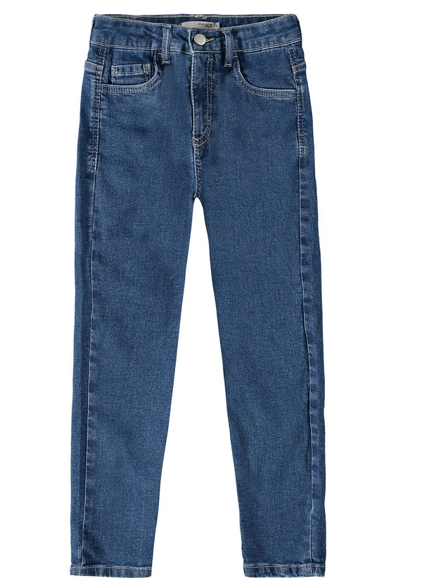 Malwee Kids - Calça Mom Jeans Menina Azul 2
