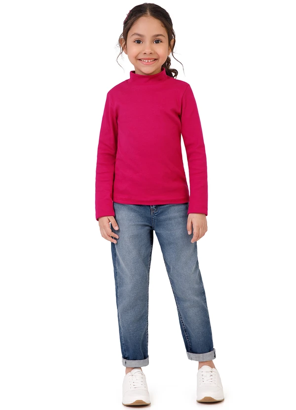 Malwee Kids - Calça Mom Jeans Moletom Menina Azul 2