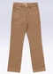 Fakini Kids - Calça Reta Sarja Bege - variação: Marrom