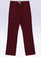 Fakini Kids - Calça Reta Sarja Bege - variação: Vermelho