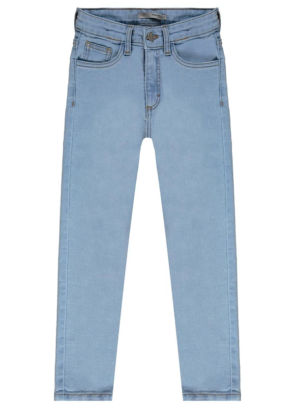 Malwee Kids - Calça Skinny Jeans Azul Claro