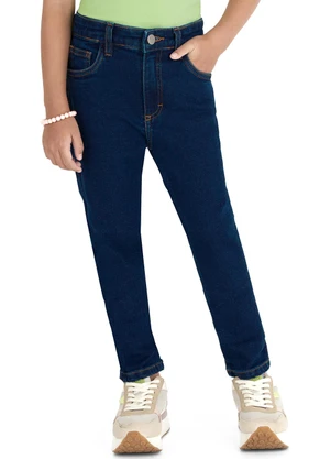 Malwee Kids - Calça Skinny Jeans Azul Escuro - MALWEE KIDS