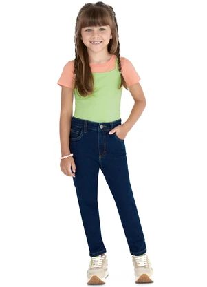 Malwee Kids - Calça Skinny Jeans Azul Escuro - MALWEE KIDS