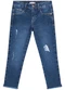 Carinhoso - Calça Skinny Jeans com Puídos Menina Azul - variação: Azul