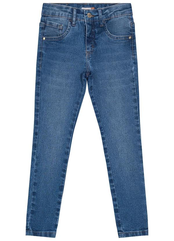 Carinhoso - Calça Skinny Jeans Menina Azul