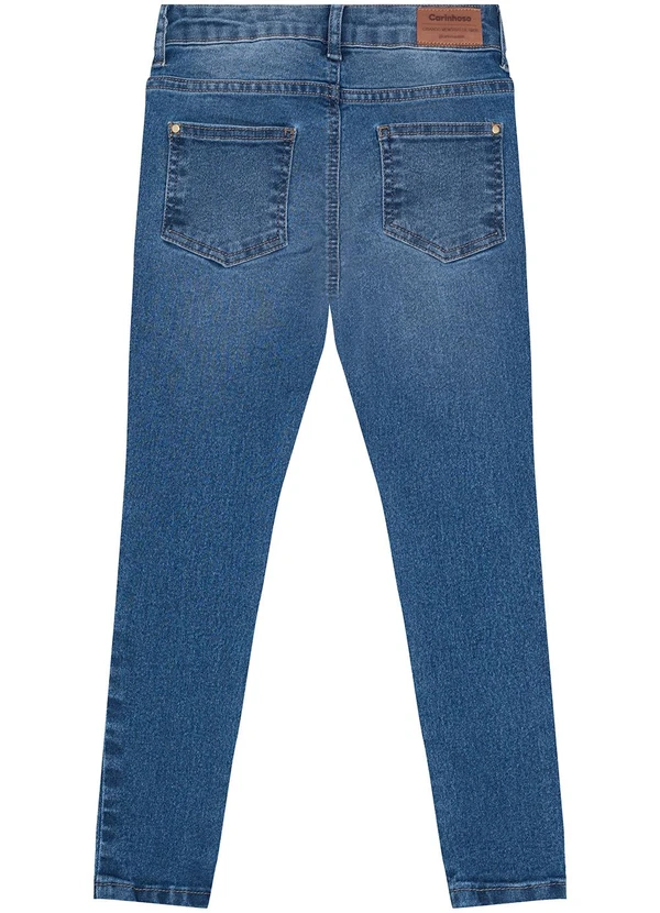 Carinhoso - Calça Skinny Jeans Menina Azul 2