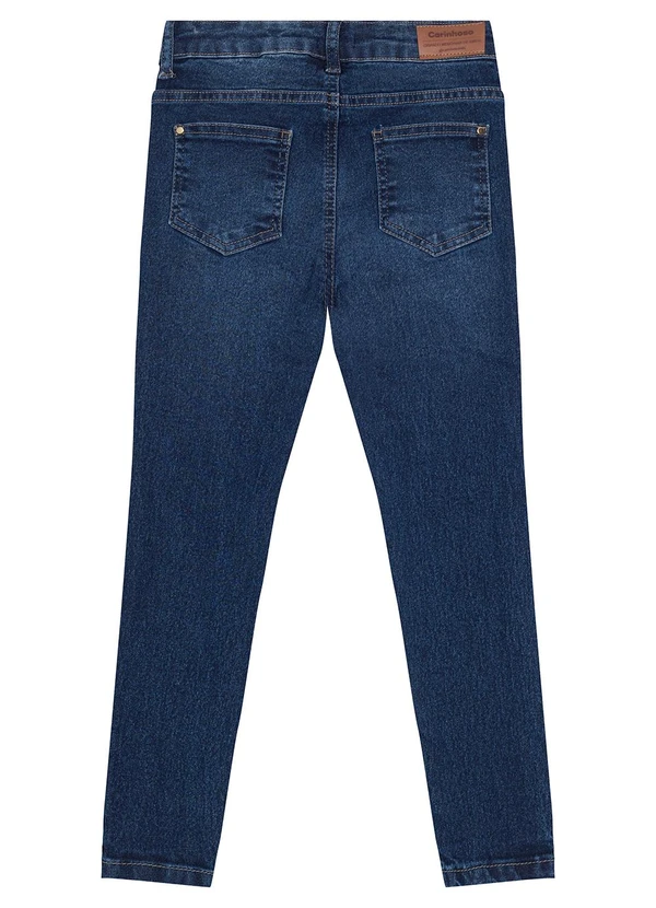 Carinhoso - Calça Skinny Jeans Menina Azul 2