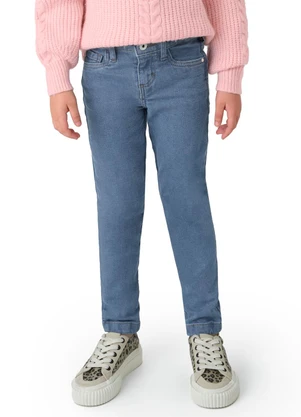 Carinhoso - Calça Skinny Jeans Menina Azul - CARINHOSO