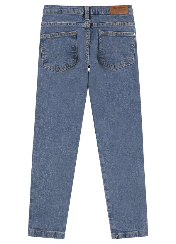 Carinhoso - Calça Skinny Jeans Menina Azul 4