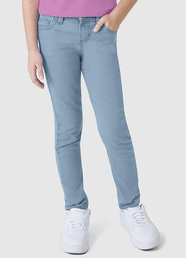 Malwee Kids - Calça Skinny Moletom Jeans Azul 1
